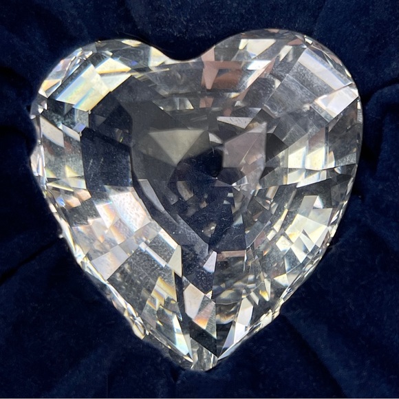 Swarovski Crystal Clear Heart 1996 SCS Membership Gift - Picture 2 of 2